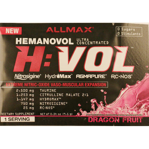 AllMax HemanoVol Sample