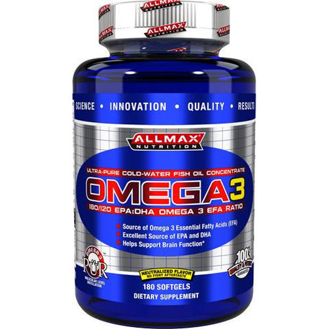 AllMax Omega3 180 softgels