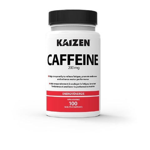 Kaizen Natural Caffeine 100 tabs x3