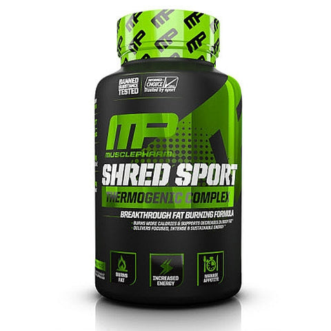 MusclePharm - Shred Sport, Thermogenic Complex, 60 Capsules