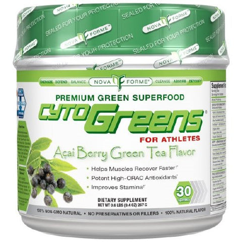 NovaForme CytoGreens Acai Berry Green Tea 267g