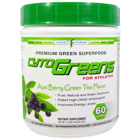 NovaForme CytoGreens Acai Berry Green Tea 535g